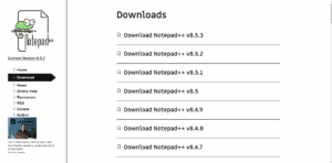 How to download Notepad++ or VS Code on Windows