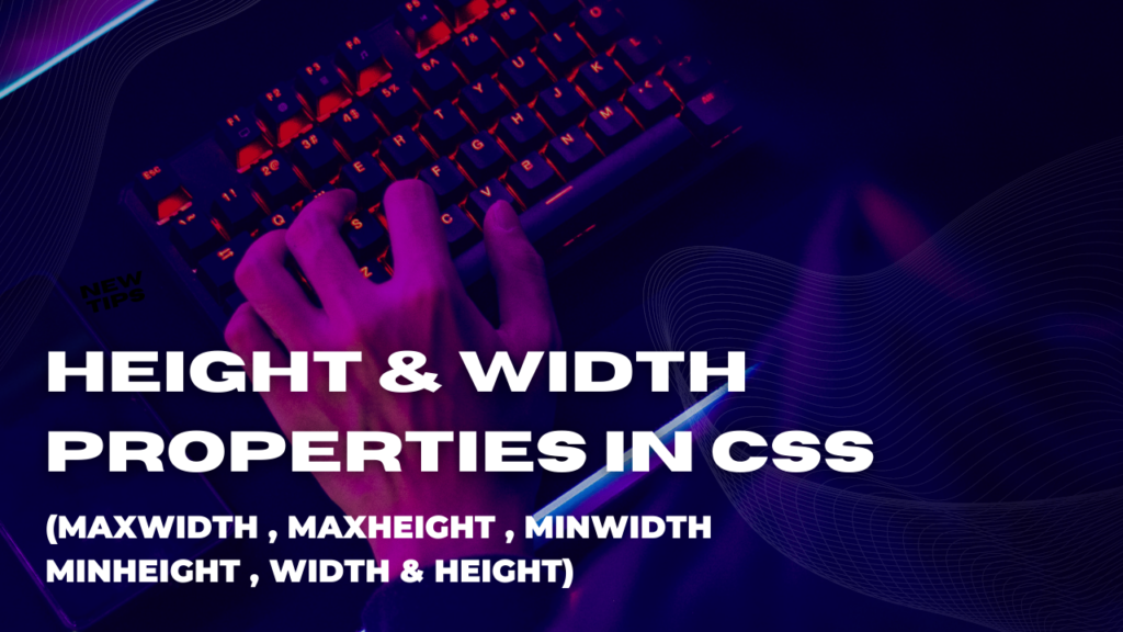 Height and Width Properties in CSS